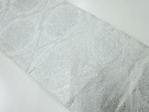 アンティーク　松皮菱に華紋模様織出し全通袋帯袋帯